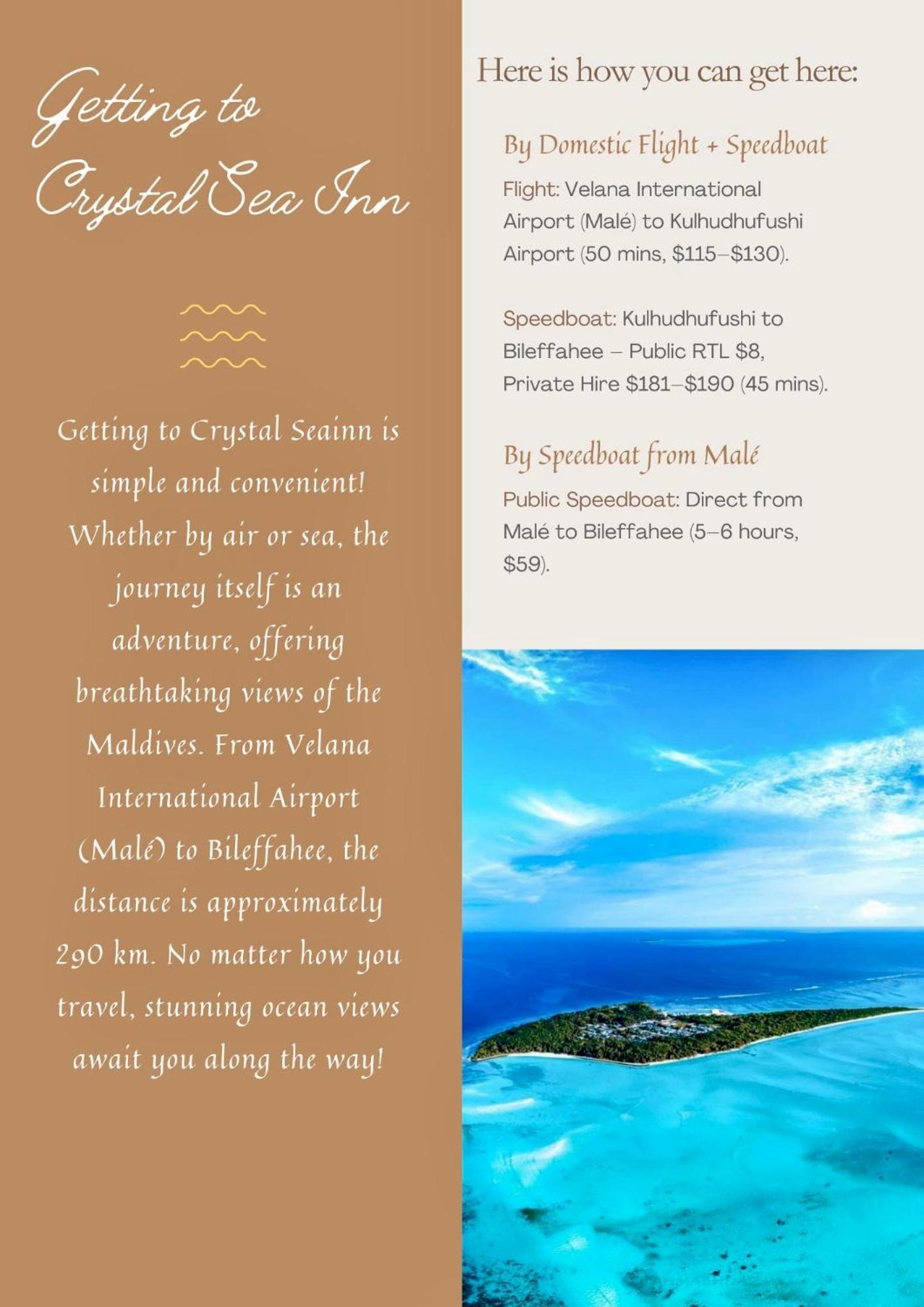 Crystal Sea Inn Bileffahi Ngoại thất bức ảnh